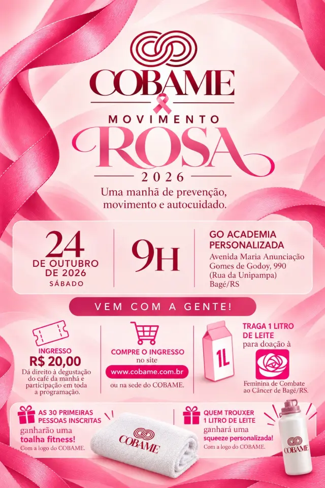 Foto do evento MOVIMENTO ROSA 2026