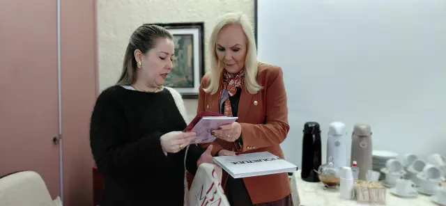 Foto do evento COBAME recebe a visita da vice-presidente da FEDERASUL para palestra sobre empreendedorismo