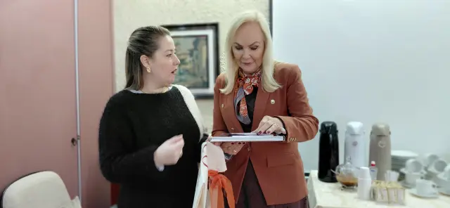 Foto do evento COBAME recebe a visita da vice-presidente da FEDERASUL para palestra sobre empreendedorismo