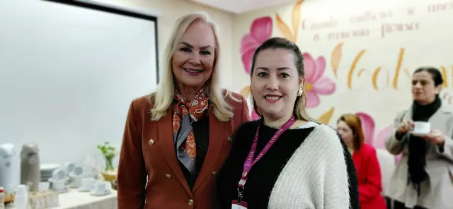 Foto do evento COBAME recebe a visita da vice-presidente da FEDERASUL para palestra sobre empreendedorismo