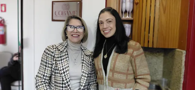 Foto do evento COBAME recebe a visita da vice-presidente da FEDERASUL para palestra sobre empreendedorismo