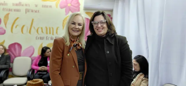 Foto do evento COBAME recebe a visita da vice-presidente da FEDERASUL para palestra sobre empreendedorismo