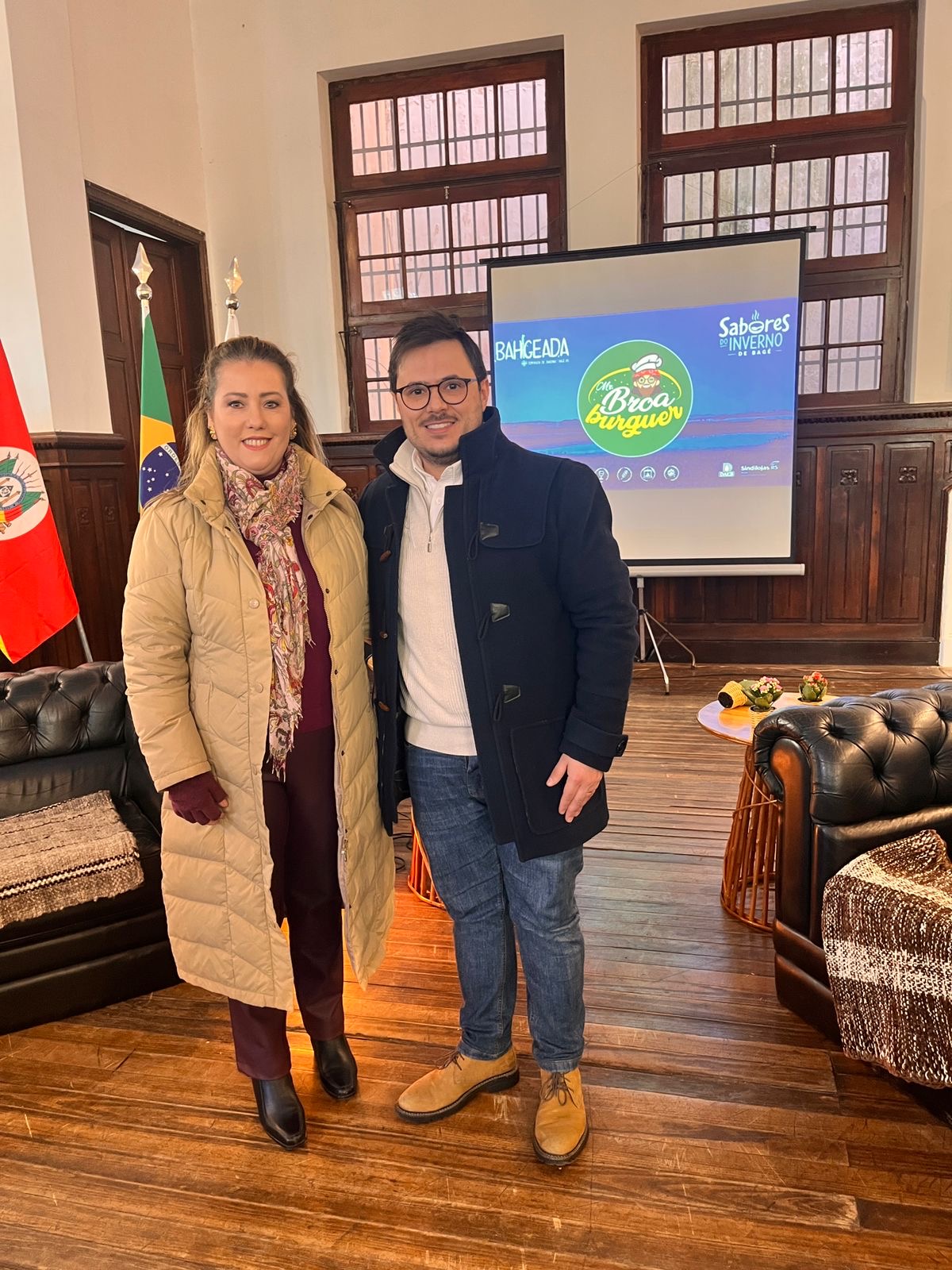 Presidente do COBAME participa do lançamento do Bah!Geada em Bagé